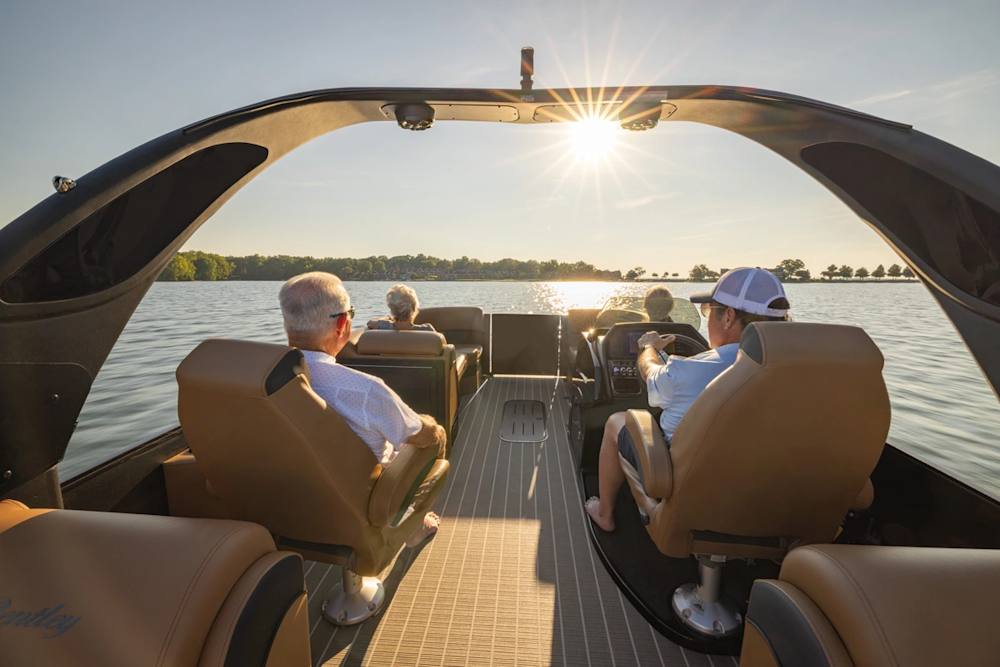 Bentley Elite Series pontoon boat